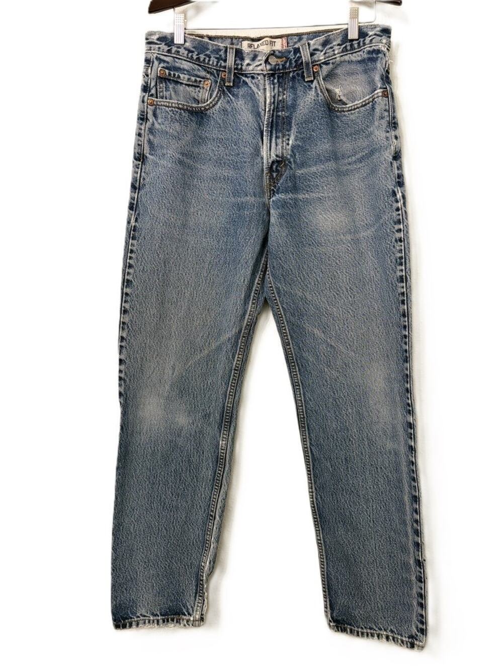 Levi's Y2K Vintage 550 Relaxed Fit Light Wash Denim Jeans Size W34 L34